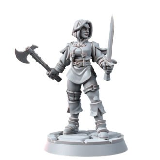 HUMANS - WOMAN FIGHTER
