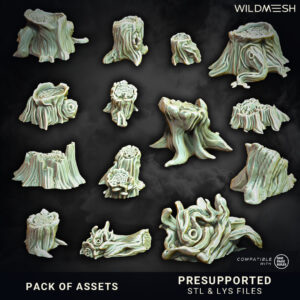 DECORATIONS - ASSETS TREE TRUNKS
