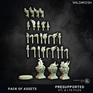DECORATIONS - ASSETS FIRE AND BRAZIERS
