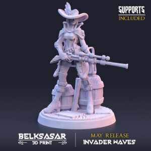 INVADER WAVES - DEEP SEA HAWKEYE LIEUTENANT (NSFW)